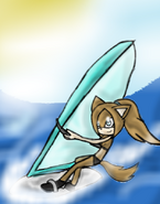 Cry windsurfing