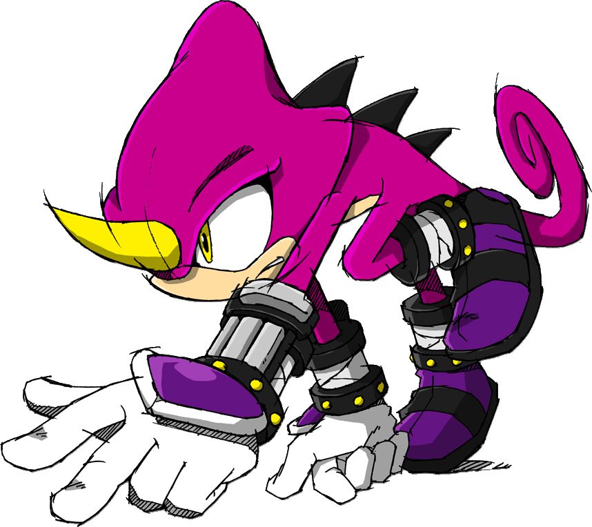 Espio The Chameleon in Sonic 3 style