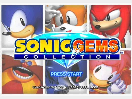 Sonic Gems Collection Gamecube Game