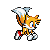 Tails vole dans Sonic-Advance