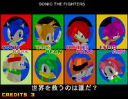 SonicFightersPersonnages