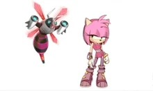 Concept Art d'Amy avec Beebounette
