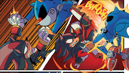 IDW 30 - Shadow vs Metal Sonic