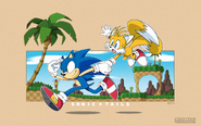 Fond d-ecran Sonic Channel - Sonic x Tails