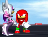 Fin Sonic Heroes - Rouge Knuckles