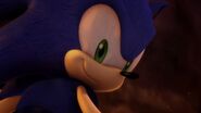 Sonic looking at Elise