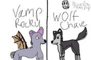 Wolf Chase and Vamp Rocky