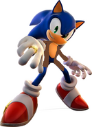 Sonic wearing a coat in Sonic the Hedgehog (2016)