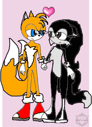 Marsha and Tails - Holding Hands