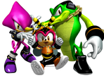 Charmy mit Team Chaotix