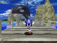 Sonic in Sonic Adventure DX