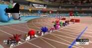 Birdo beim Leichtathletik