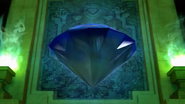 Der blaue Chaos Emerald in Sonic Unleashed