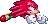 Sprite des Glides aus Sonic & Knuckles bzw. Sonic 3 & Knuckles