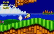 Super Sonic in Sonic 2