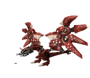 Egg Wyvern Modell mit einem elektrischen Dahrt-Projektill