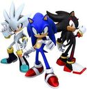 Sonic mit Shadow und Silver