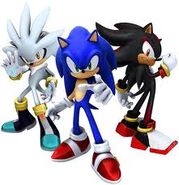 Shadow mit Sonic und Silver