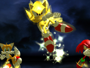 Super Sonic in Sonic Heroes