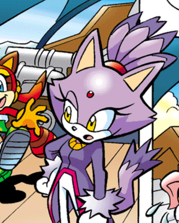 Blaze The Cat Archie Sonicwiki Fandom Blaze The Cat Archie Sonicwiki Fandom