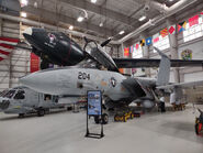 Photograph of an F-14 Tomcat at the National Naval Aviation Museum in Pensacola, Florida.