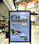 Photograph of an F-14 Tomcat at the National Naval Aviation Museum in Pensacola, Florida.