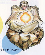 Artwork of Fire Master in the Rabio Lepus Special game manual.