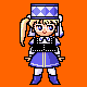 SD sprite of Chaika on Video System's old website.