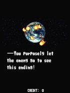 Pandora's bad ending in Sonic Wings Limited.