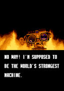 Tee-Bee after being shot down by Tee-Bee A-10 Mk II in Sonic Wings.