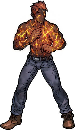 The fire strain, as seen in the class selection menu.