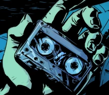 The Tape in Sonny's hand.