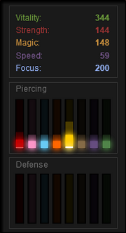 Attributes in the Sonny flash game.