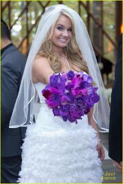 Tiffany on her wedding day