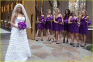 Tiffany with her bridesmaids.