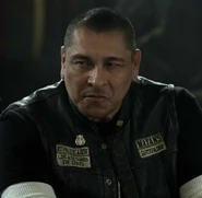 A kutte worn by a El Pacificador