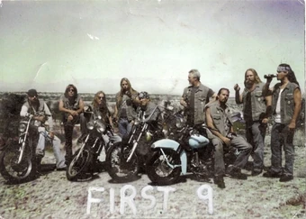 First 9 Sons Of Anarchy Wiki Fandom Sons of anarchy is an american action crime drama television series created by kurt sutter that aired from 2008 to 2014. first 9 sons of anarchy wiki fandom