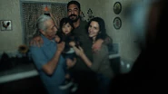 Felipe, Angel, Luisa, and Maverick in I Hear the Train A-Comin