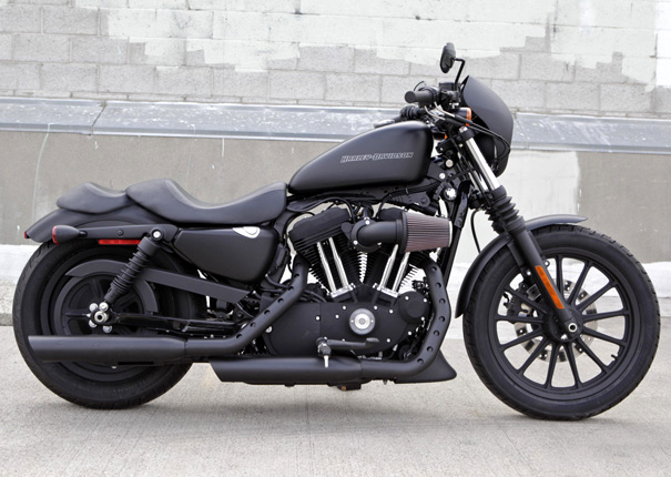 Cole's customised Harley-Davidson Sportster XL883N Iron 883