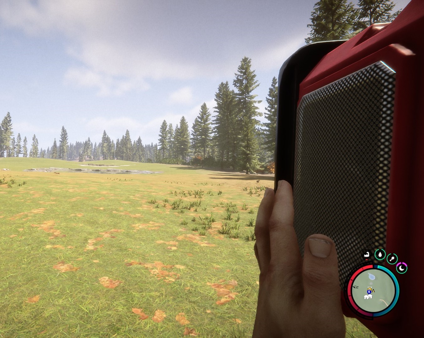 I booted a boombox around Sons of the Forest so you don't have to
