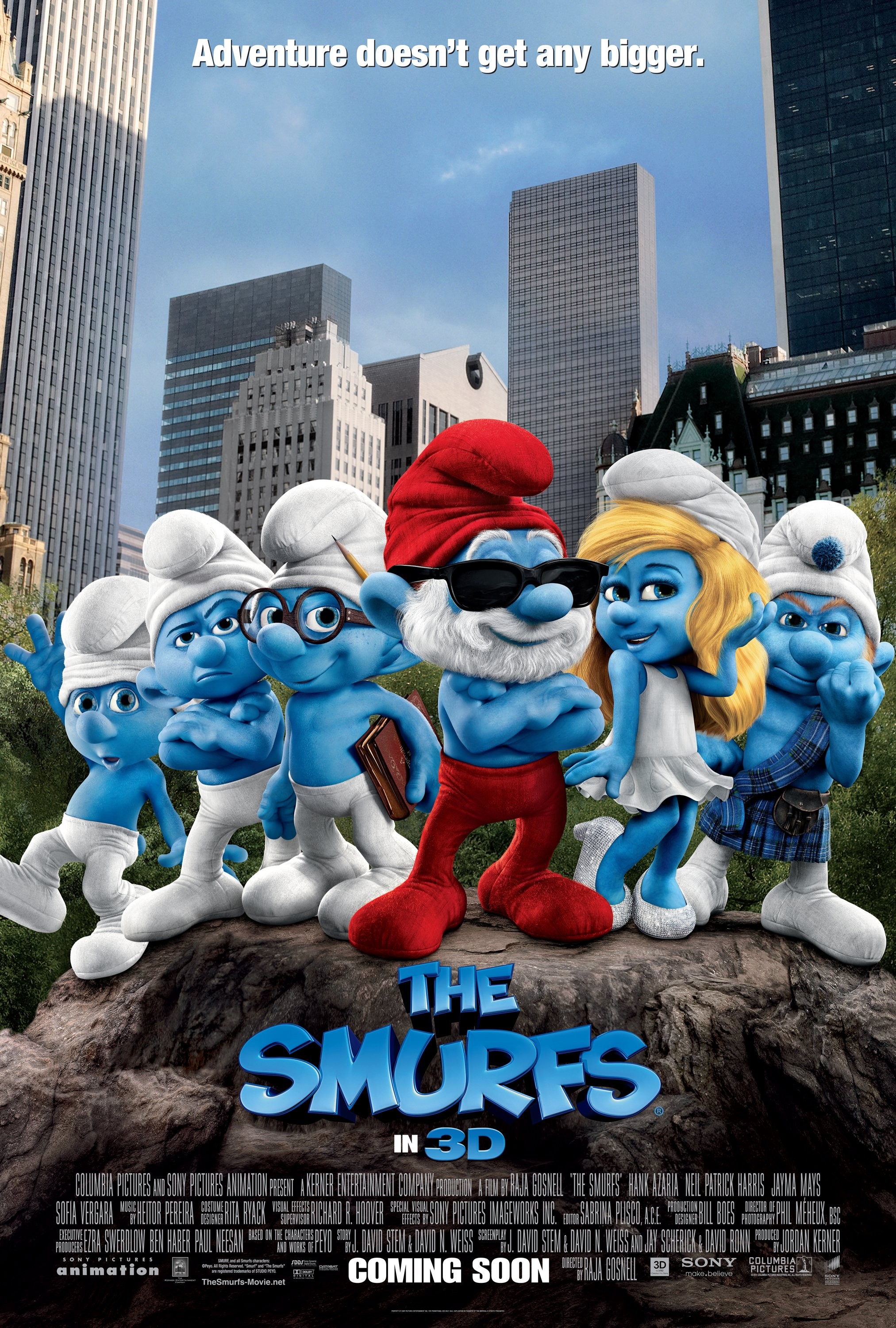 Sony Already Smurfing 'The Smurfs 3'; Script Being Smurfed By