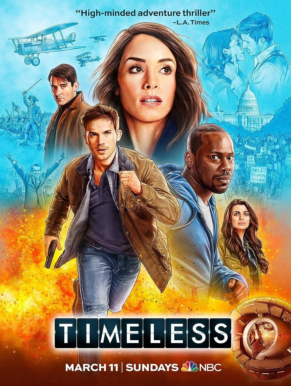 TIMELESS TV SERIES 2016 2018 visual data 5
