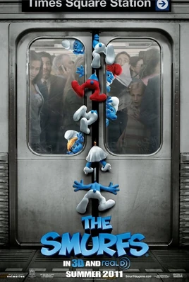Smurfs 1 Trailer poster