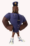 Officer Earl Devereaux in Cloudy with a Chance of Meatballs.