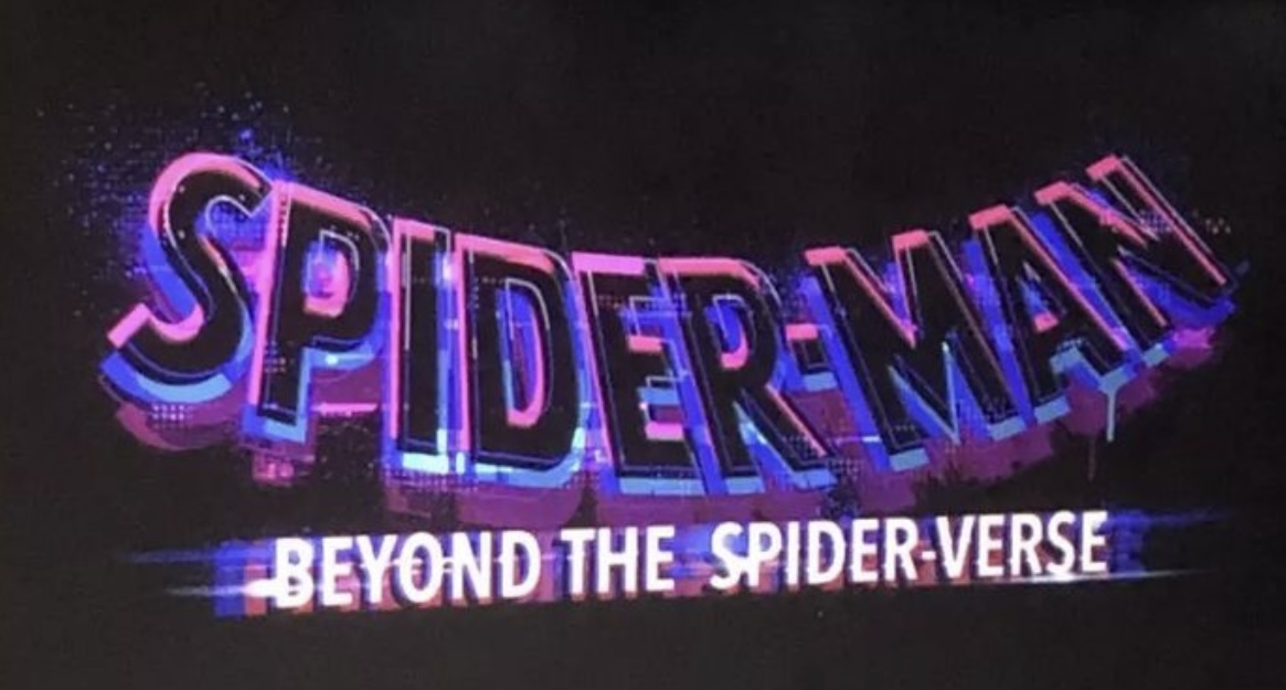 Removed the text from the new Spider-Man: Across the Spider-Verse
