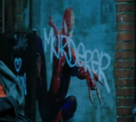 Morbius Spiderman Graffiti
