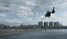 Helicopter stuck