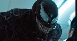 Venom grinning