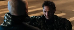 Venom covering Eddie with its biomass.