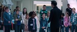 Drake talks to kids